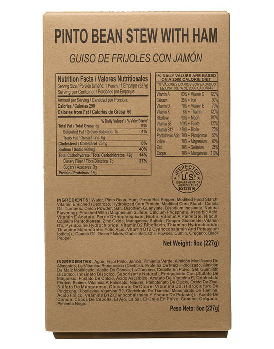 MRE Meals – without Heaters
