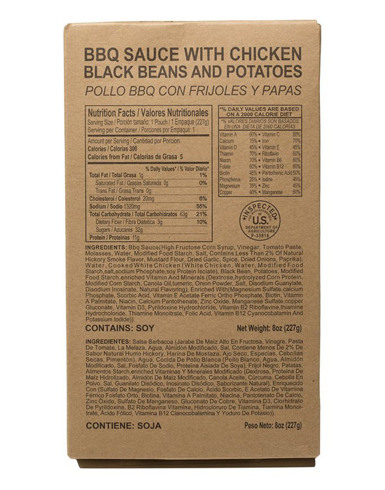 MRE Meals – without Heaters