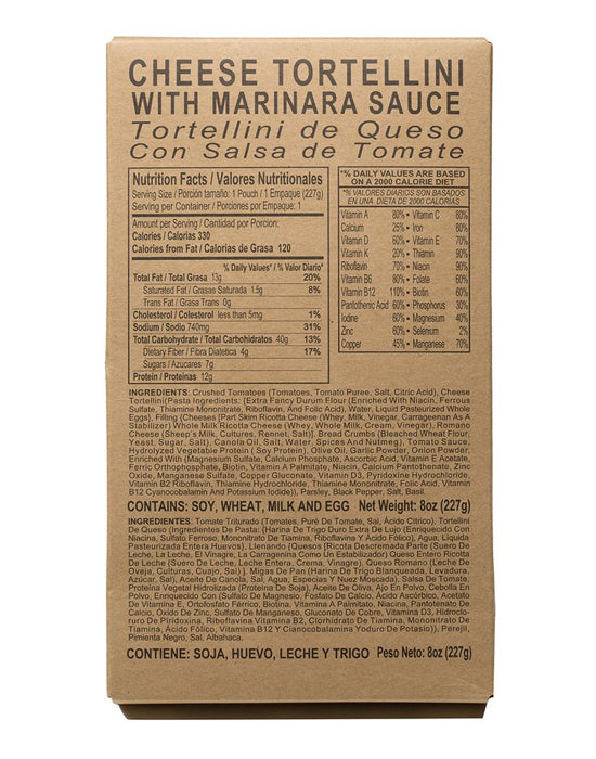 MRE Meals – without Heaters